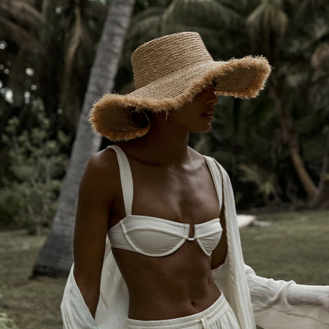 Summer Natural Raffia Straw Hat Large Wide Brim Sun Hats for Women Panama  Ladies
