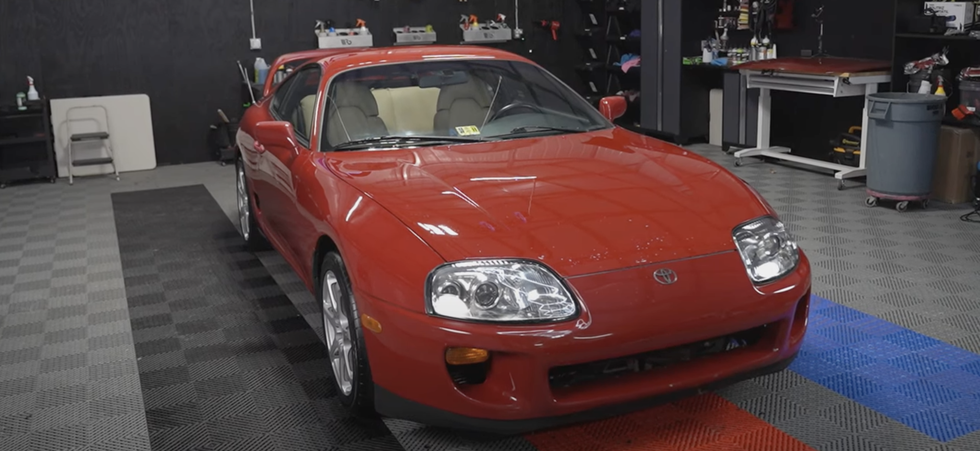 1995 toyota supra turbo detailed by wd detailing