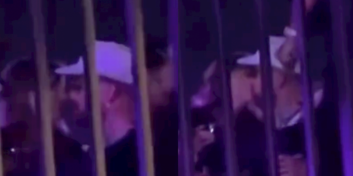 Just Travis Kelce and Taylor Swift Fully Making Out During James Kennedy's Coachella Set