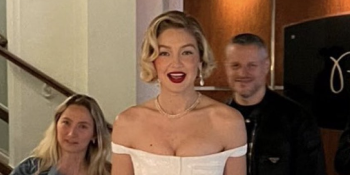 Gigi Hadid Wears a Structural Thom Browne Dress to the 2024 Met Gala and We’re Obsessed