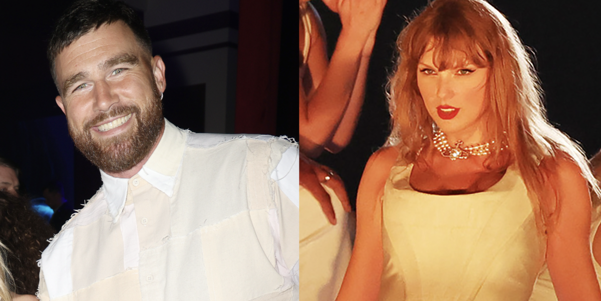 Travis ﻿Kelce Reacts to Taylor Swift…