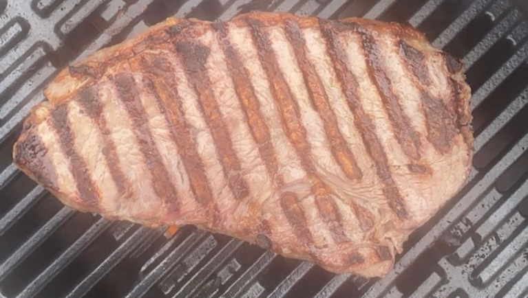 steak on grill steak on grill