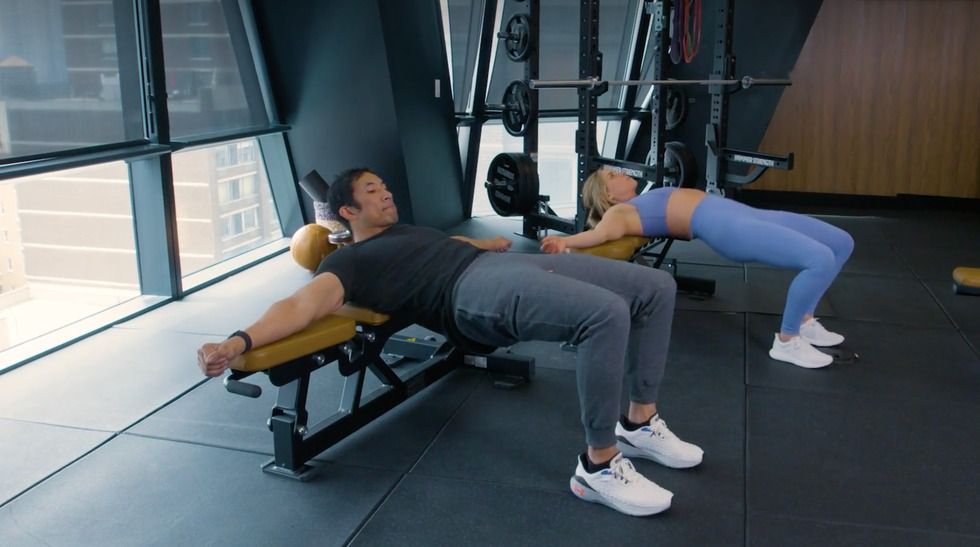 3 Hip Thrust Variations to Upgrade Your Glute Gains | Liz and Eb | Men's  Health Muscle