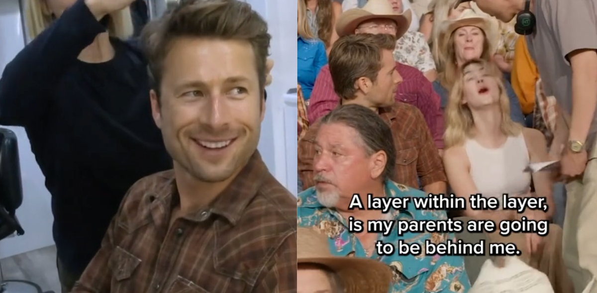 Watch the BTS of Glen Powell's Parents' Cameo in 'Twisters'