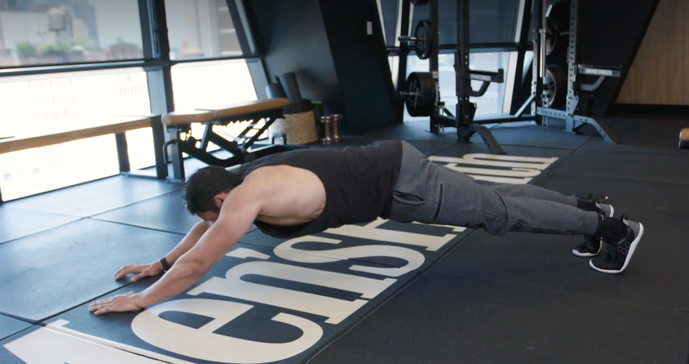 long lever plank