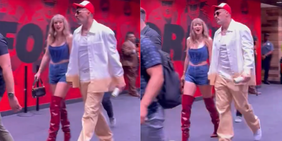 Taylor Swift and Travis Kelce Adorably Hold Hands Leaving Stadium After Chiefs Win