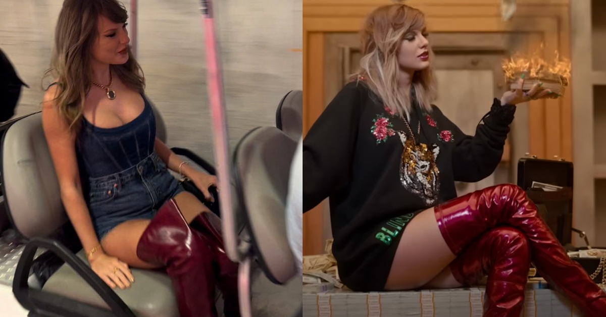 Are Taylor Swift's Red Boots a 'Reputation' Easter Egg?