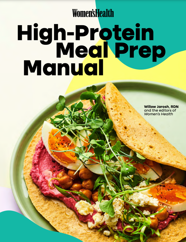 women's health high protein meal prep manual