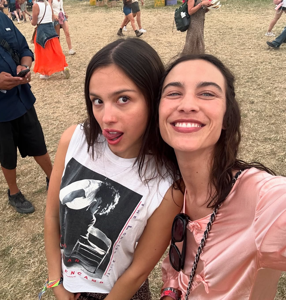 alexa chung and olivia rodrigo.