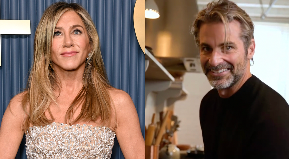 Jennifer Aniston wearing Reformation to promote 'The Morning Show' in LA