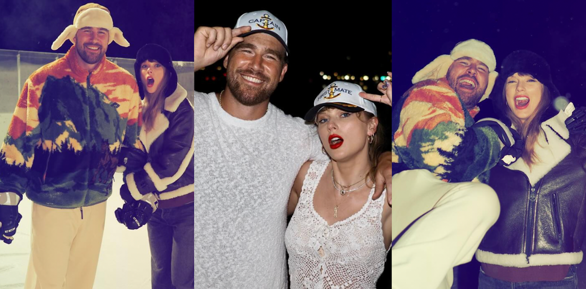 Travis Kelce Posts Private Pics of Him and Taylor Swift to Insta