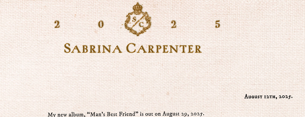 sabrina carpenter's website