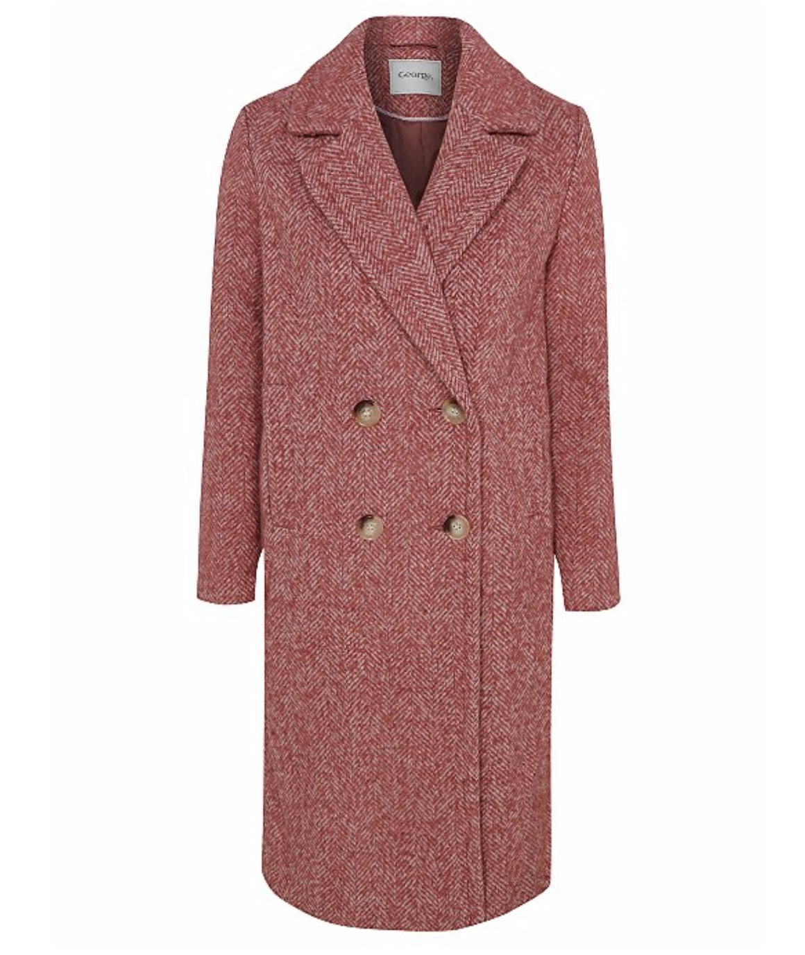 Pink coat sale asda