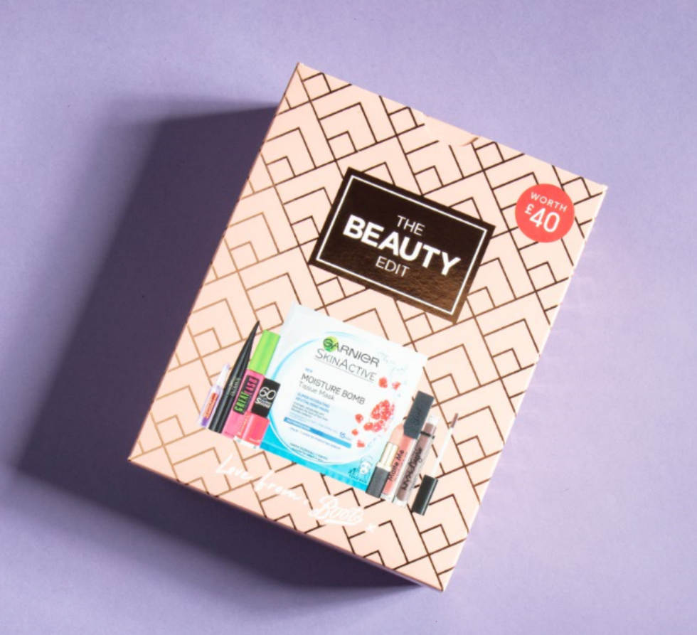 You can get a £40 Boots beauty box when you spend £20