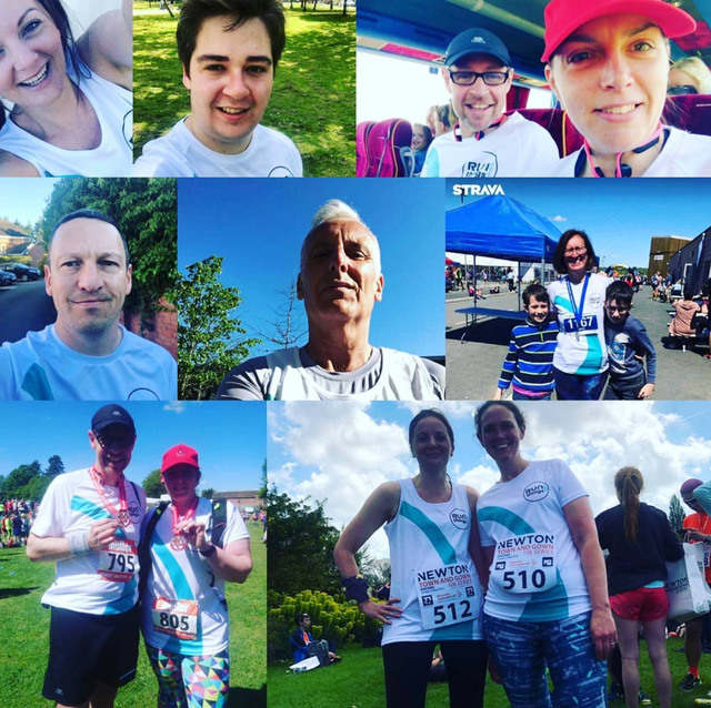People, Sky, Marathon, Half marathon, Running, Team, Recreation, Collage, Community, Art, 