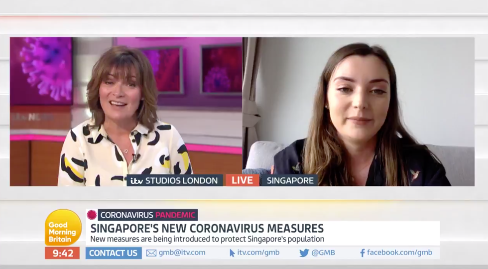 Lorraine on Good Morning Britain