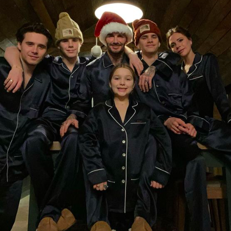 the beckhams family album, from holidays to cosy nights in