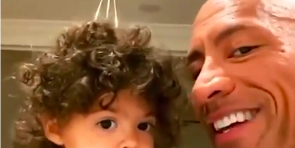 On Instagram, Dwayne 'The Rock' Johnson shared a short video hanging out  with his youngest daughter, 4-year-old Tiana. In the clip, Johnson…