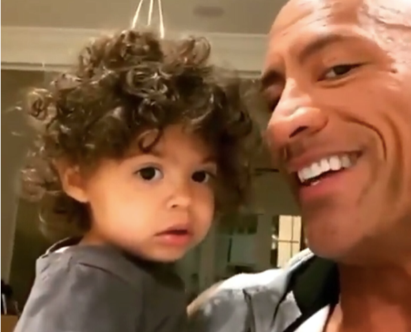 On Instagram, Dwayne 'The Rock' Johnson shared a short video hanging out  with his youngest daughter, 4-year-old Tiana. In the clip, Johnson…