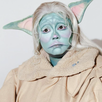 lizzo as yoda from star wars for halloween