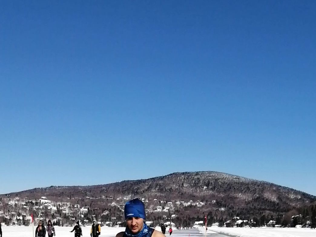 It was incredible': Barefoot runner does half-marathon on frozen Quebec  lake