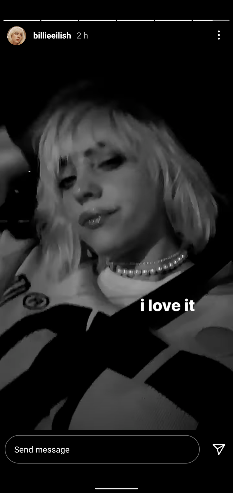 Billie Eilish Chopped Her Hair Into A Super Short Bob