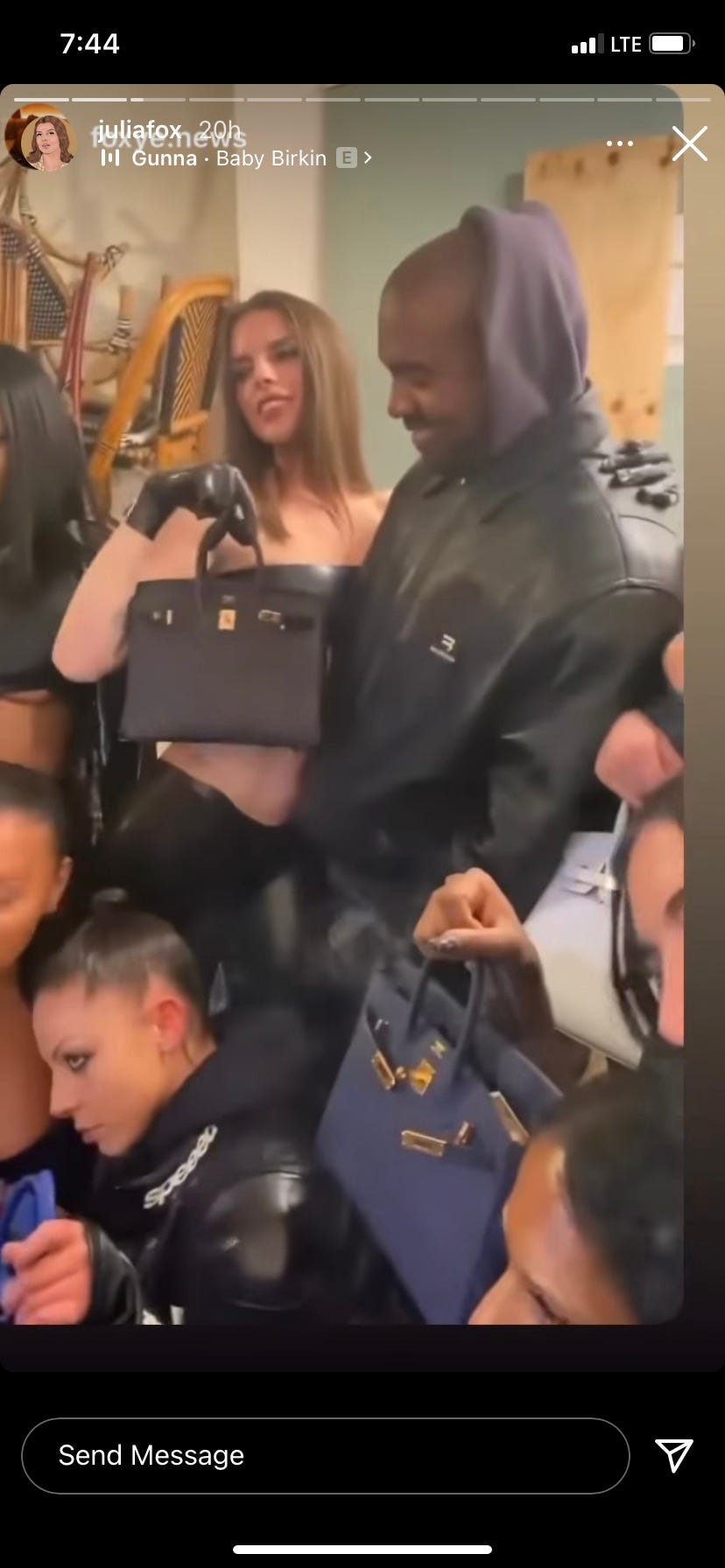 Kanye West Gifts Julia Fox and her Friends Black Birkin Bags - News18