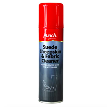 punch suede sheepskin  fabric cleaner