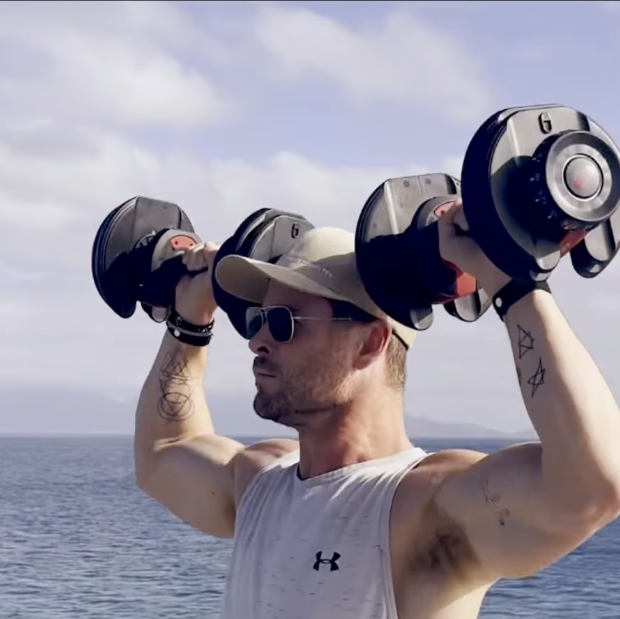 Chris Hemsworth Shared a '50-Rep Challenge Workout' on Instagram