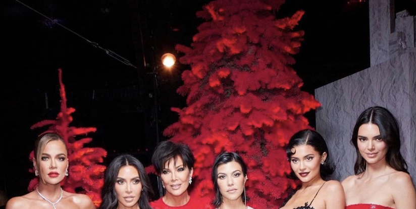 Kim Kardashian Shares New Pics from the Kardashian-Jenner Holiday Party