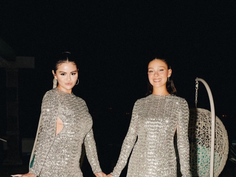 Heart, Kylie twinning with Emily in Paris stars