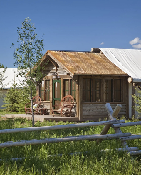 a cabin at ranch at rock creek, a good housekeeping pick for best all inclusive family resorts