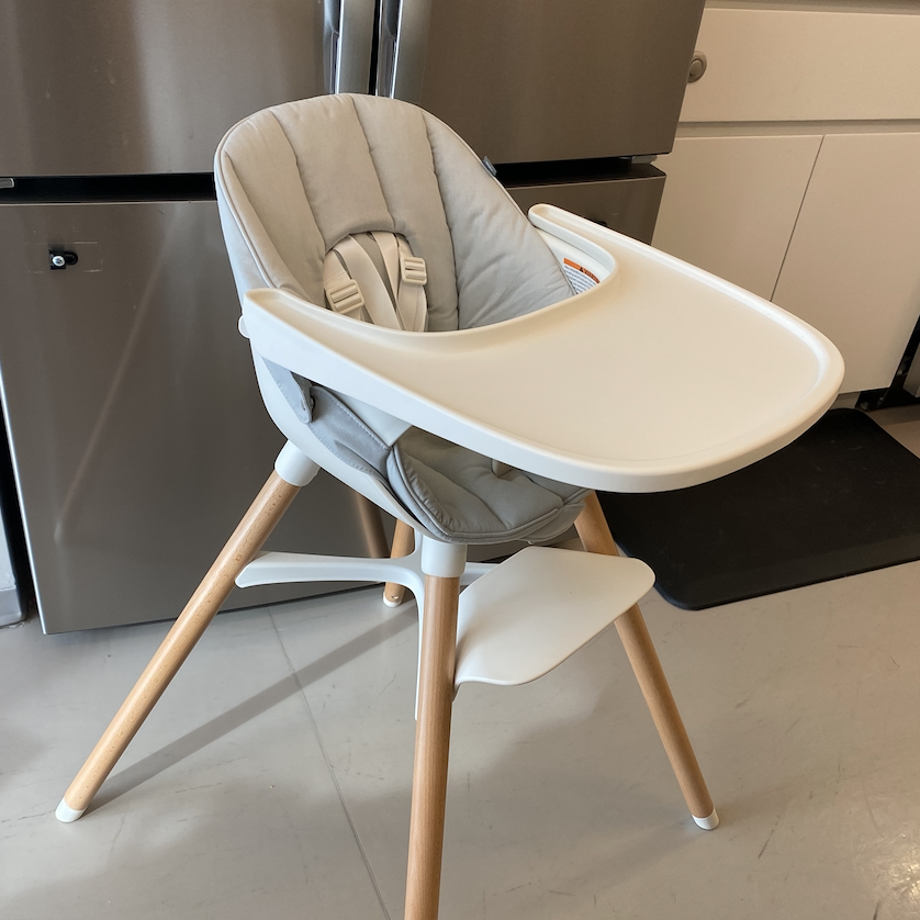 lalo high chair in the good housekeeping test kitchen