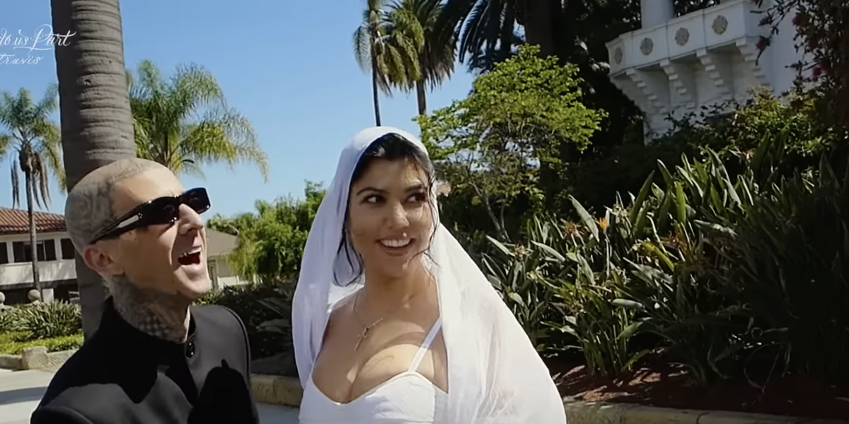 Kourtney Kardashian And Travis Barker's Are Married