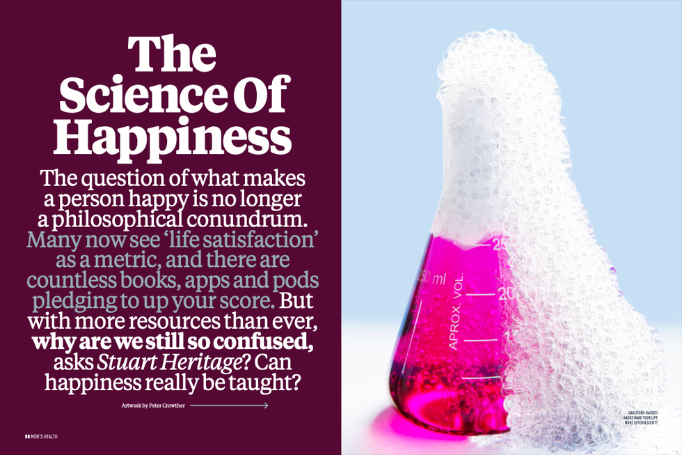 mens health uk science happiness june