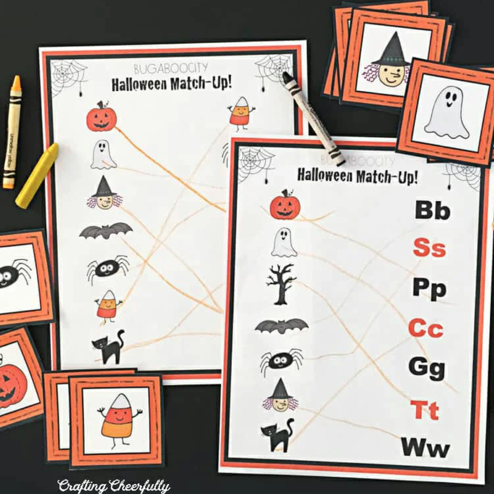 halloween printables — activity pages