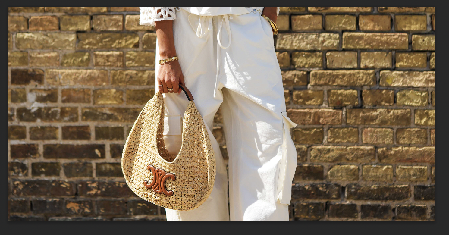 Summer Cute Brown Straw Mini Crossbody Bag