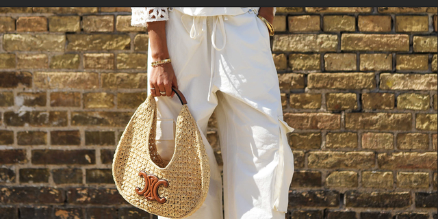 Brand Luxury Straw Woven Women Bags Summer Trend Female Handbag Fashion  Designer Shoulder Beach Bag Casual Travel Shopping Purse