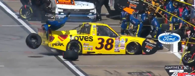 Crew Member Brushes Off Being Hit By a NASCAR Truck