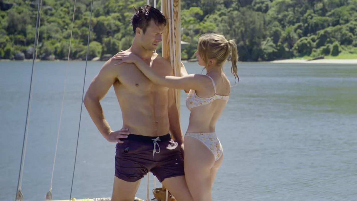 Glen Powell Is Shirtless and Shredded in 'Anyone But You' Trailer
