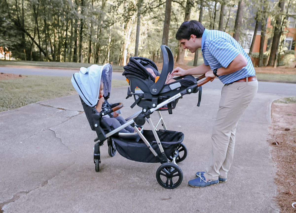 Double stroller sales target in store