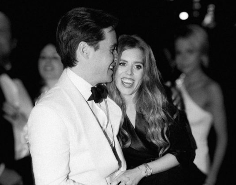 Princess Beatrice Embraces Husband Edoardo in Never Before Seen Photos