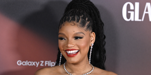 halle bailey at woman of the year awards