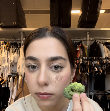lia broccoli faux freckles cosmopolitan hype test