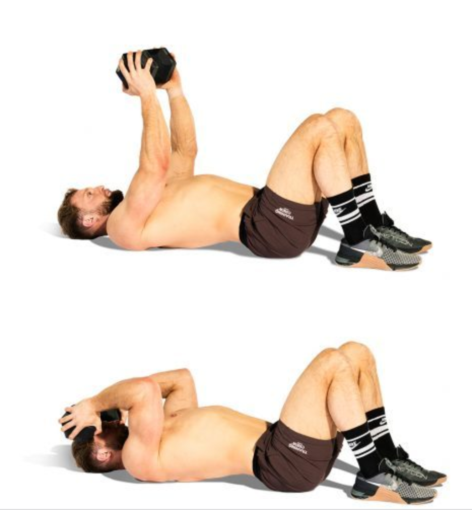 dumbbell tricep extension