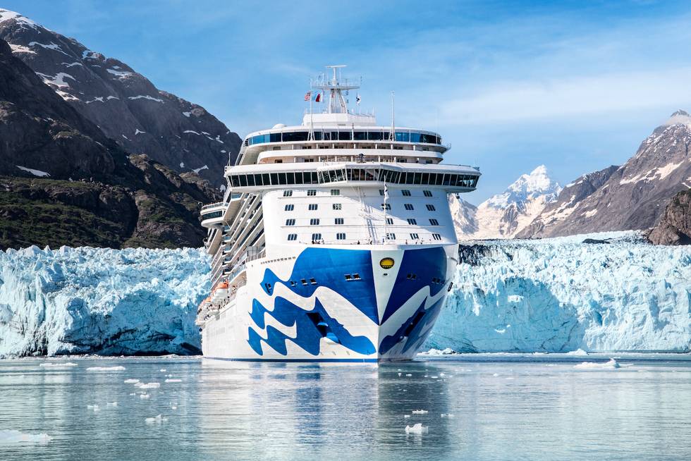 majestic princess in glacier bay alaska