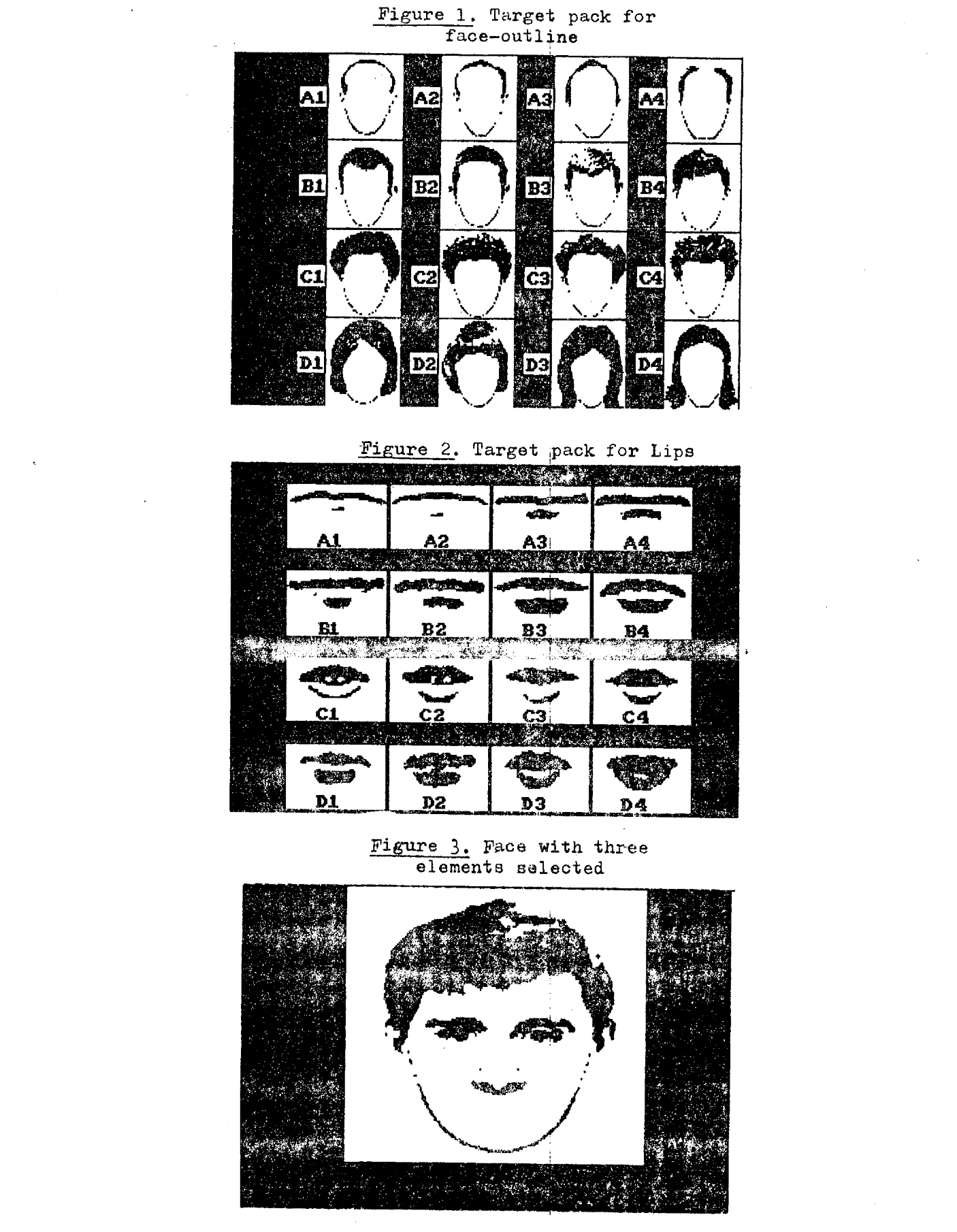 faces in black and white from scanned copy of stargate program work
