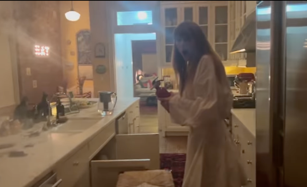 Man standing in kitchen