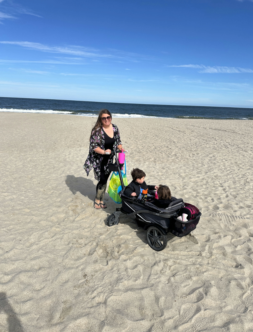 Beach wagon with baby seat on sale