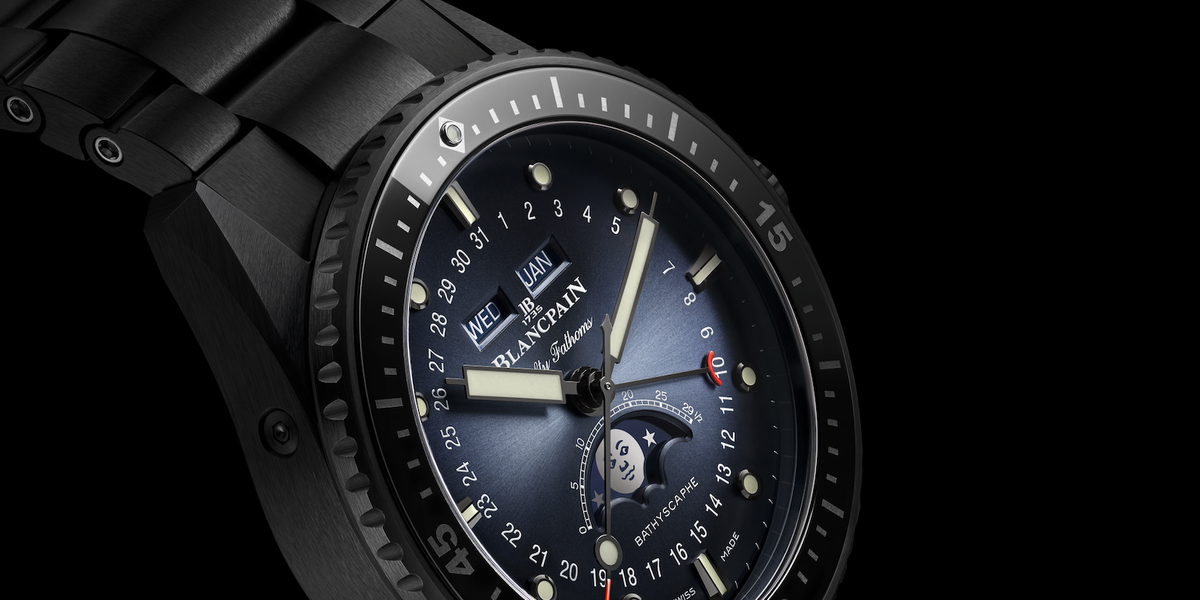 Blancpain announces a new ceramic seaside landscape with moon phases